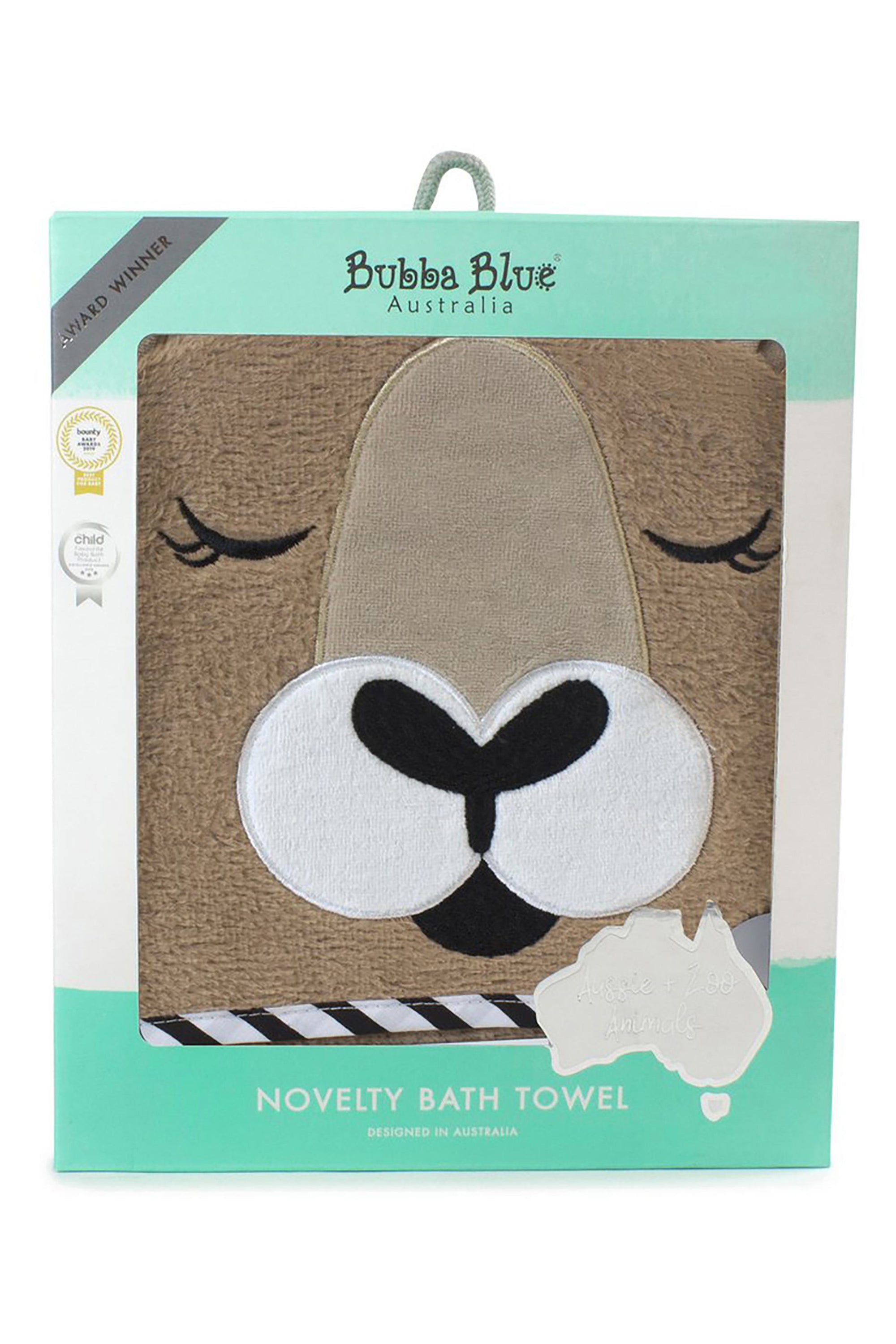 Bubba blue novelty hooded bath towel sale