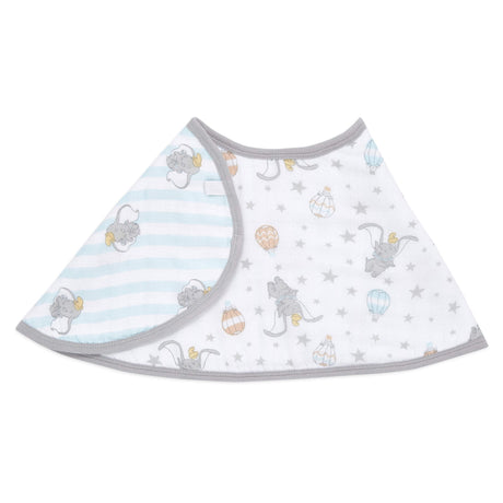 Aden & Anais Essentials Disney Dumbo New Heights Single Burpy Bib