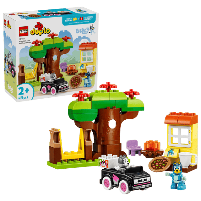 LEGO DUPLO Pizza Girls with Muffin and Bluey 10469