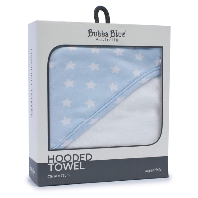 Bubba Blue Everyday Essentials Blue Hooded Towel