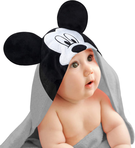 Disney Mickey Doodle Zoo Hooded Towel