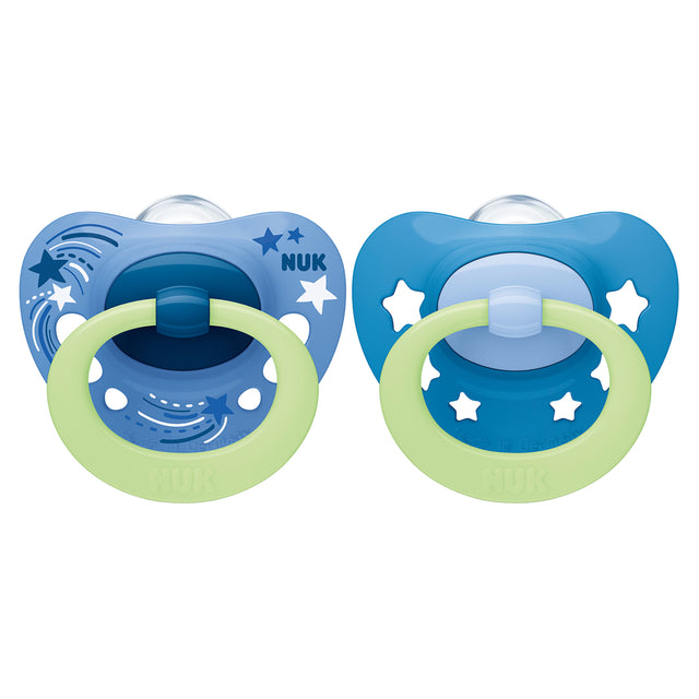 NUK Signature Nights Silicone Soother Boy