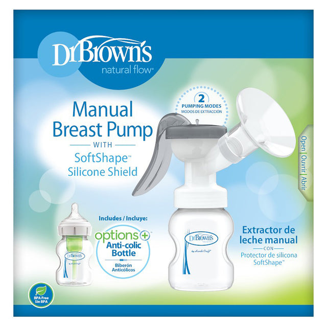 Dr Browns Manual Breast Pump with SoftShape Silicone Shield