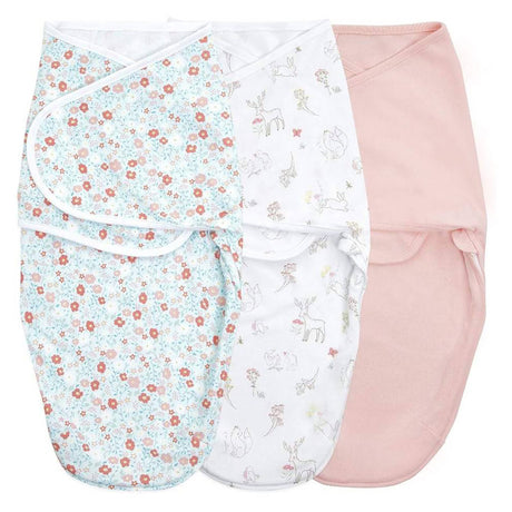 Aden & Anais Fairy Tale Flowers 3 Pack Easy Swaddle Wraps