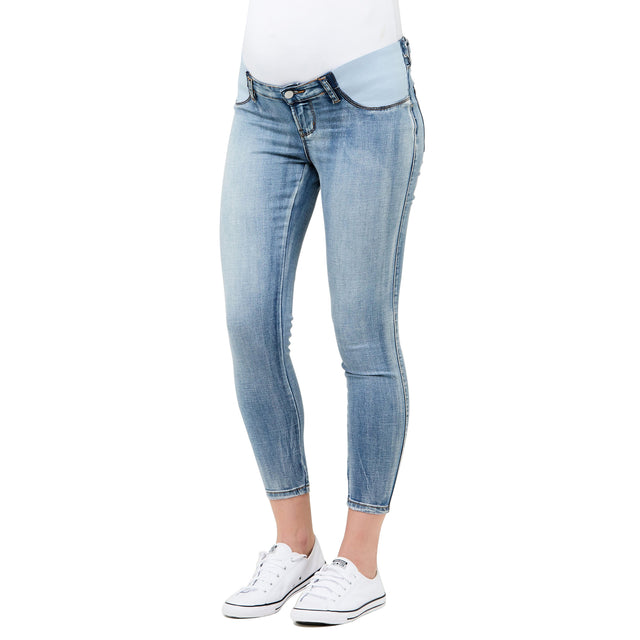 Ripe Isla Ankle Grazer Jegging - Pale Blue