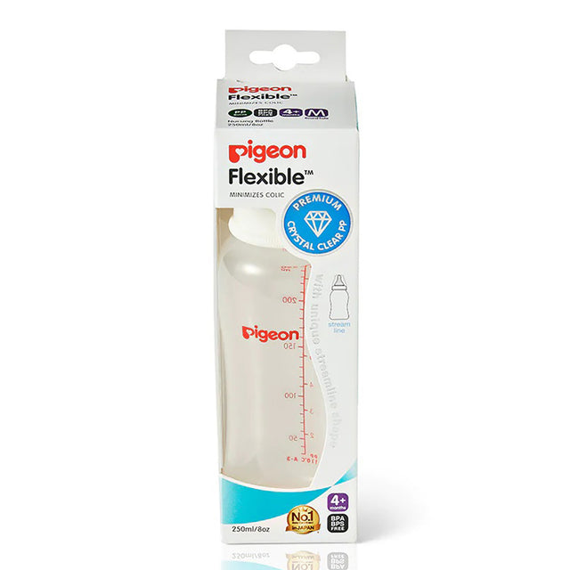 Pigeon Flexible Bottle Clear PP 250ml