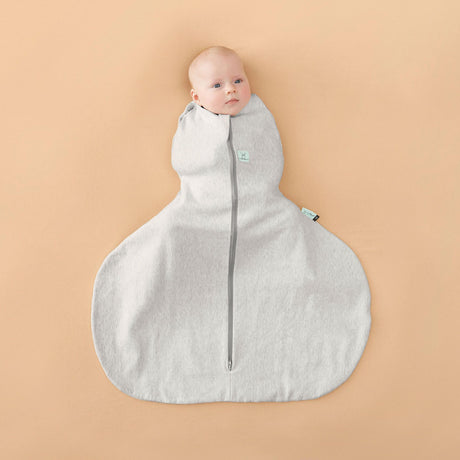 ergoPouch Hip Harness Cocoon Swaddle Bag 1.0 TOG Grey Marle