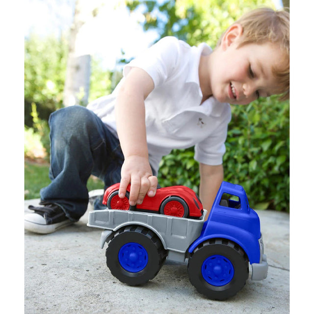 Green Toys Flatbed with Red Race Car