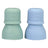 Cherub Baby Silicone Food Pouch Soft Spouts 2 Pack