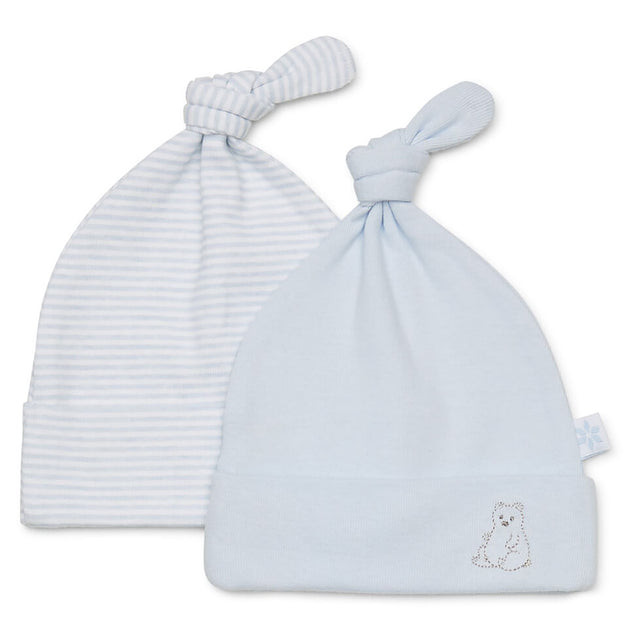 Marquise Beanie 2-Pack - Blue Bear/Blue Stripe