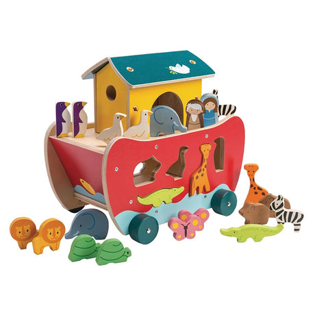 Tender Leaf Toys Noah's Shape Sorter Ark