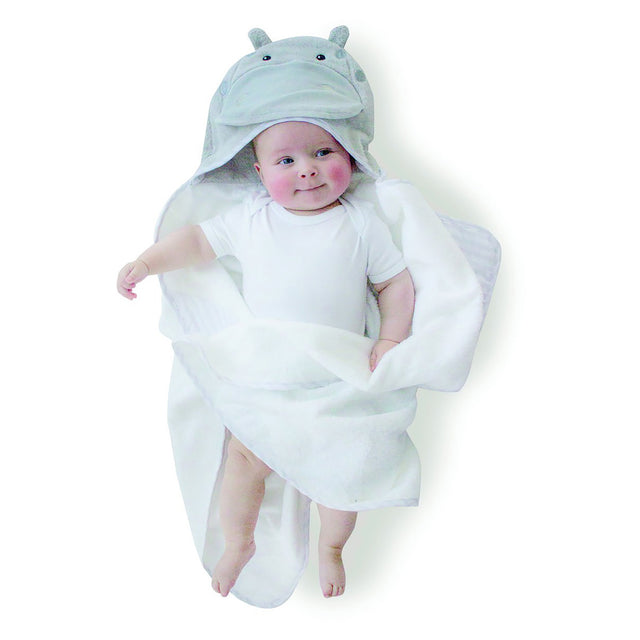 Bubba Blue 'Hippo' Novelty Hooded Bath Towel