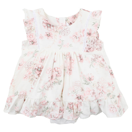 Bebe Floral Print Overlay Dress