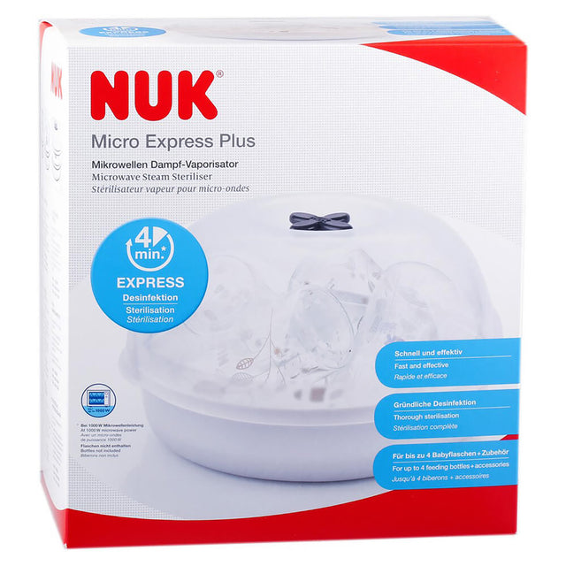 NUK Micro Express Plus Microwave Steam Steriliser