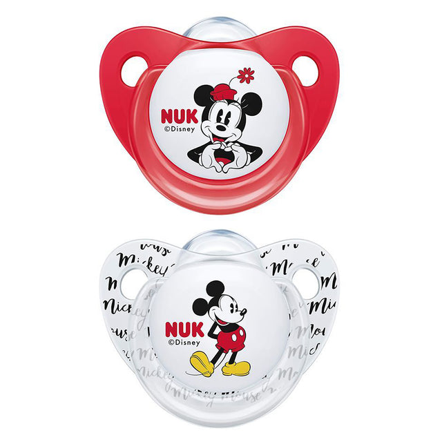 NUK Trendline Disney Mickey & Minnie Soother 0-6 Months