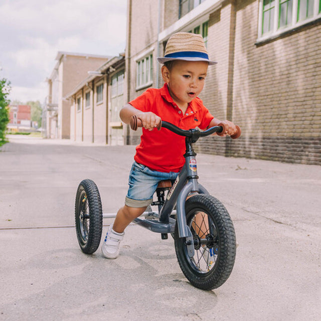 Trybike Vintage Grey 2 in 1 Balance Bike