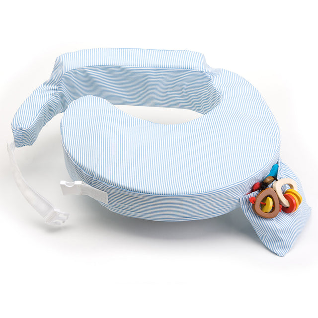 My Brest Friend Breast Feeding Pillow - Blue Stripe