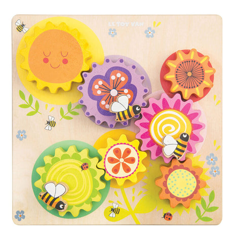 Petilou Gears & Cogs Busy Bee Learning Puzzle