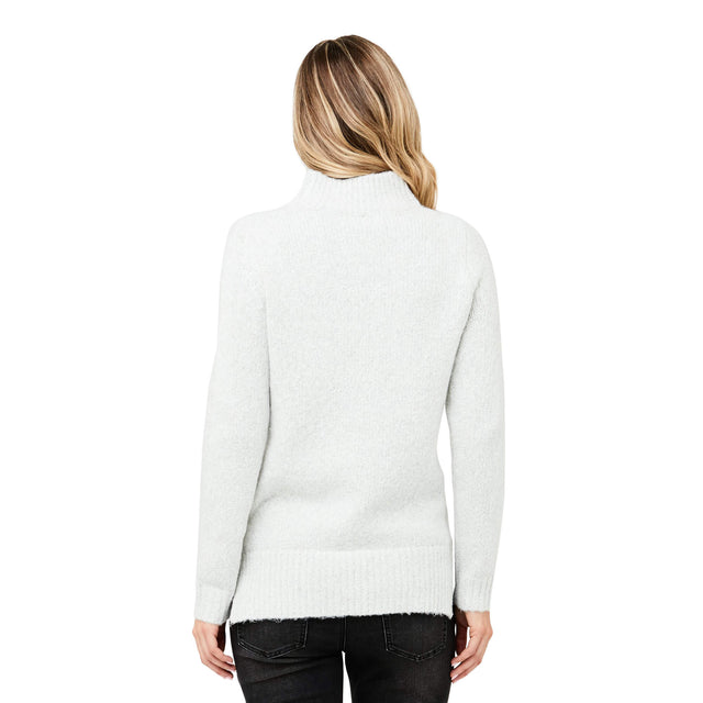 Ripe Cable Nursing Knit - Snow