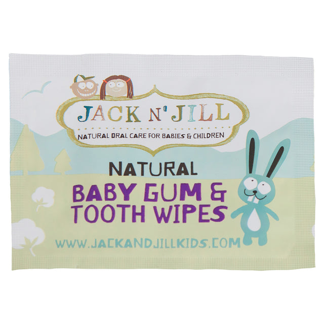 Jack N' Jill Baby Gum & Tooth Wipes 25Pack