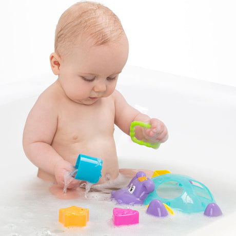 Playgro Float Along Hippo Shape Sorter