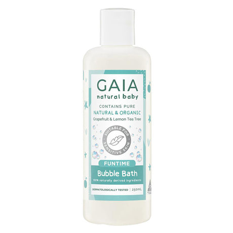 Gaia Bubble Bath Funtime 250ml Bottle