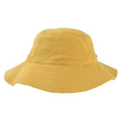 Bebe Crinkle Sun Hat Mustard