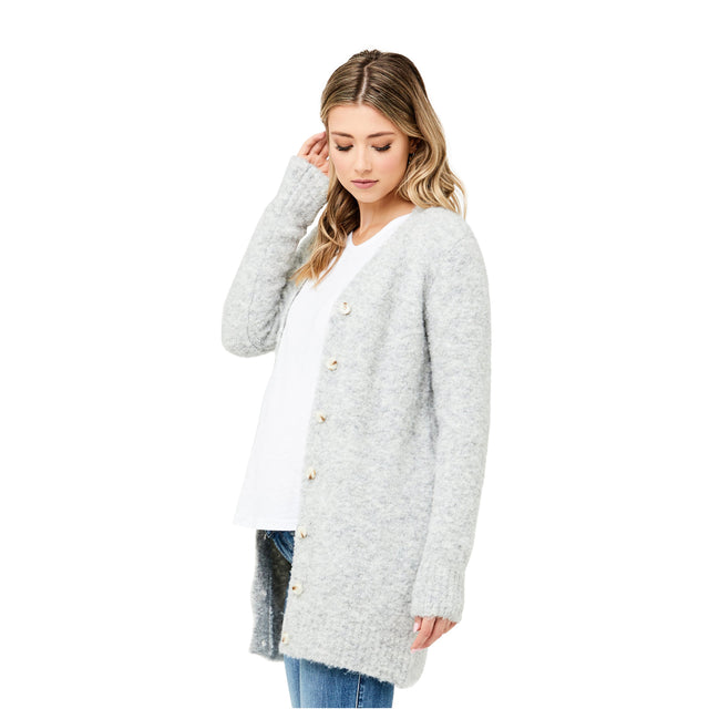 Ripe Jilly Knit Cardigan - Grey Marle