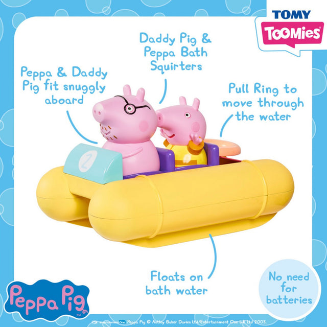 TOMY Toomies Peppa Pig - Peppa Pull & Go Pedalo