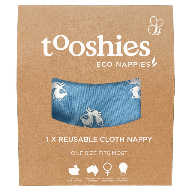 Tooshies Reusable Cloth Nappy 1Pk