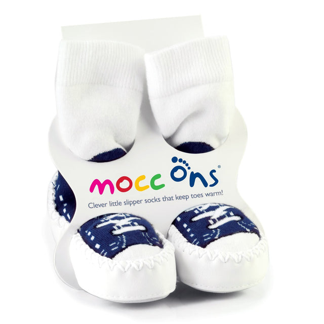 Sock Ons Mocc Ons Navy Sneaker