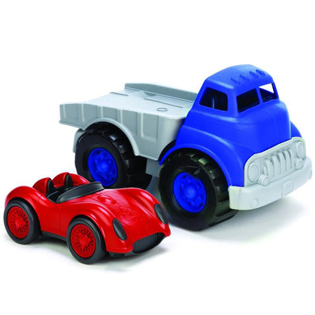 Green Toys Flatbed with Red Race Car