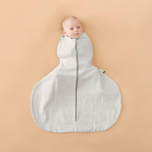 ergoPouch Hip Harness Cocoon Swaddle Bag 1.0 TOG Grey Marle