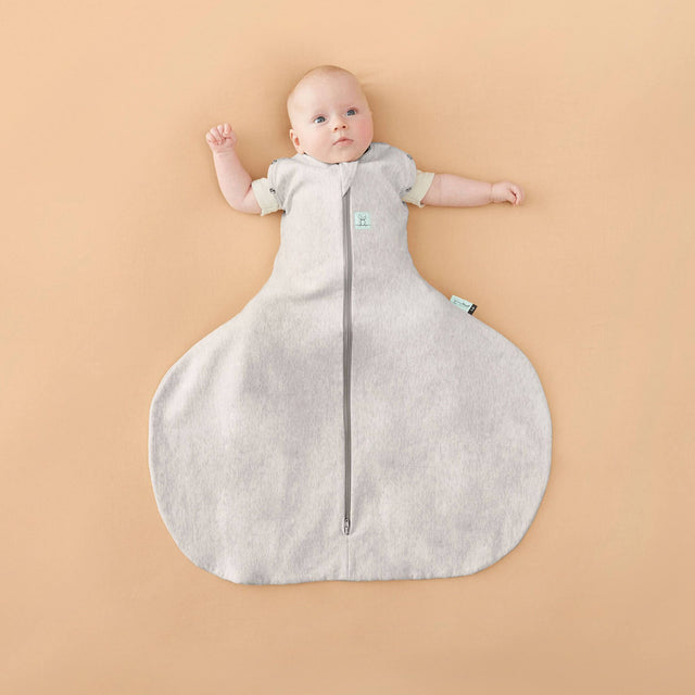 ergoPouch Hip Harness Cocoon Swaddle Bag 1.0 TOG Grey Marle