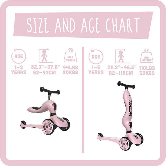 Scoot & Ride Highwaykick 1 Rose