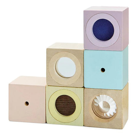 Plan Toys Sensory Blocks Pastel