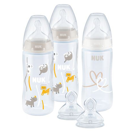 NUK First Choice+ Temperature Control 300ml Baby Bottle 3pack