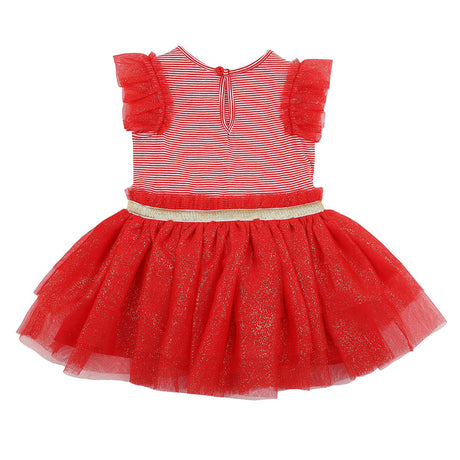 Minihaha Reindeer Dress, Red