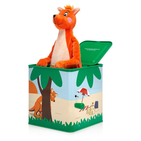 Mizzie the Kangaroo Musical Hop Out Mizzie Music Box