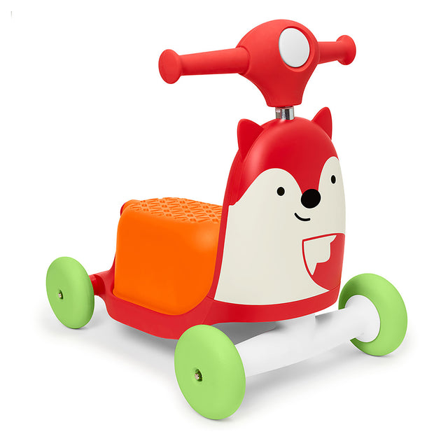 Skip Hop Zoo Fox Ride On 3 in 1 Scooter