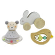 Calm & Breezy Baby Gift Set Bunny Bird Bear 3pcs