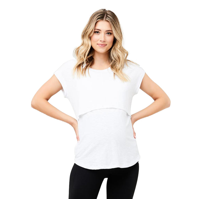 Ripe Richie Nursing Tee - White