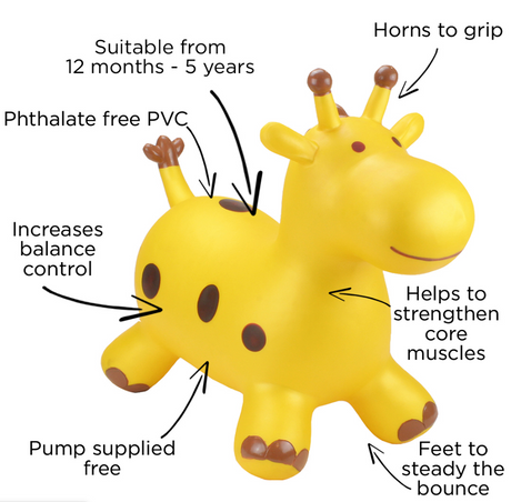 Happy Hopperz Gold Giraffe