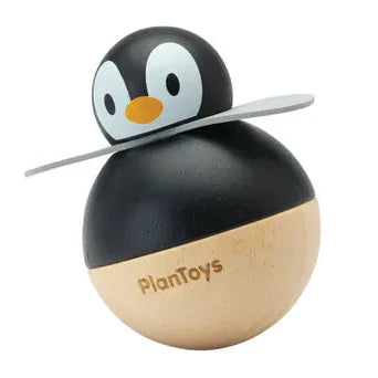 PlanToys Montessori-Inspired Penguin Wobbler