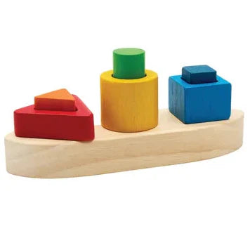 PlanToys Montessori-Inspired Sorting Boat